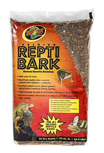 Reptile Bedding, Bark Of Fir Trees, All Natural, 24 Quarts