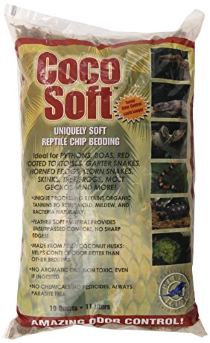 Carib Sea SCS00211 Coco Soft Reptiles Bedding, Coarse Chip, 10-Quart