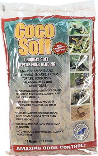 Carib Sea SCS00210 Coco Soft Reptiles Bedding, Fiber, 10-Quart