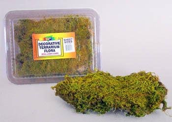 Nature Zone SNZ52412 Terrarium Flora Reptile Bedding/Substrate, Sheet Moss, 1/2-Pound